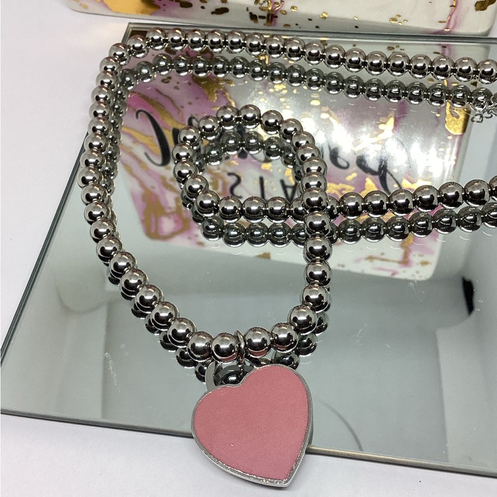 Silver Heart Pendant Necklace